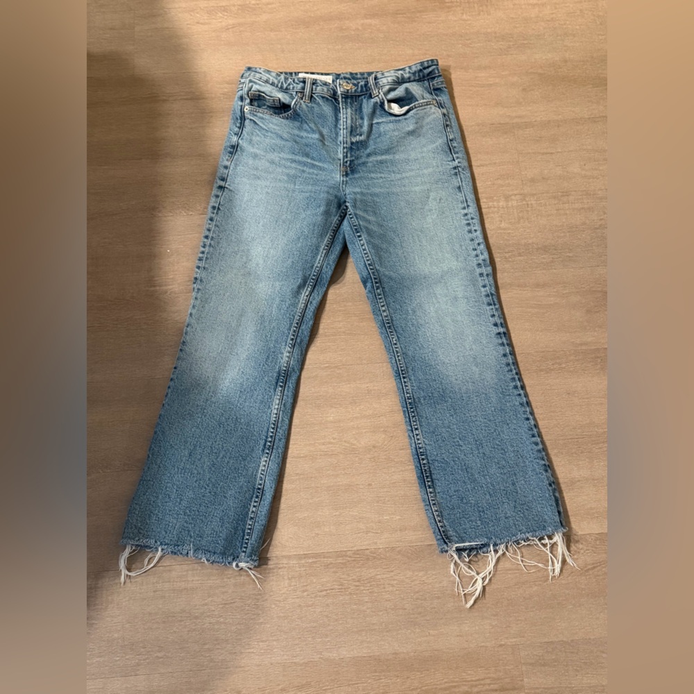 Zara Denim Jeans with Distressed Details